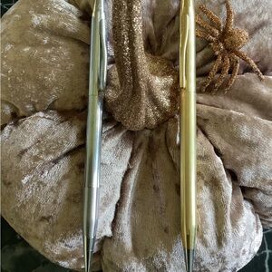 Cross Century mechcanial gold & silver ballpoint pen pencil set
